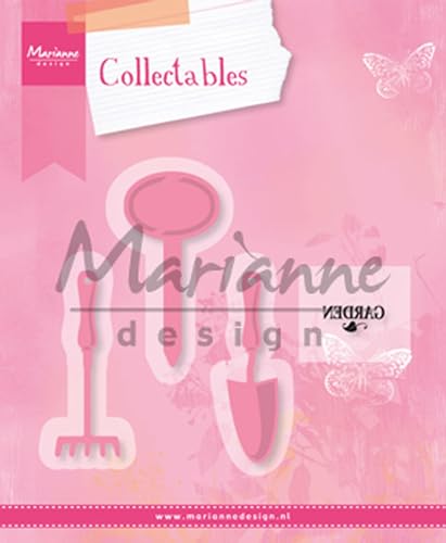 Marianne Design Collectables Garten-Stempel und Stanzschablone für die Kartengestaltung und Scrapbooking, Metal, pink, 1.7 x 6 x 0.4 cm von Marianne Design
