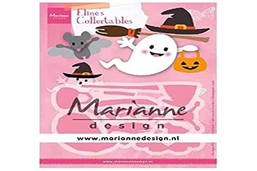 Marianne Design COL1473 Collectables, Halloween, für Detaillierte Stanzformen und Prägedetails im Papierhandwerk, Rosa, Eine größe von Marianne Design