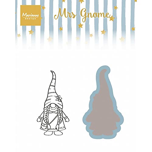 Marianne Design CS1112 Clear Silikonstempel, Frau Gnom, zum Stanzen Bastelarbeiten und Präzision Stamping Papercrafts, Acrylblock, Papier, Silikon, transparent, One Size Marianne Design CS1112 Clear Silikonstempel, Frau Gnom, zum Stanzen Bastelarbeiten und Präzision Stamping Papercrafts, Acrylblock, Papier, Silikon, transparent, One Size von Marianne Design