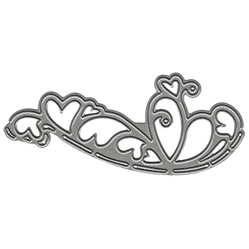Marianne Design Craftables Stanzform Falzschablone Herzen-Cutting Die, Steel, grau, 16 x 11.5 x 3 cm Marianne Design Craftables Stanzform Falzschablone Herzen-Cutting Die, Steel, grau, 16 x 11.5 x 3 cm von Marianne Design