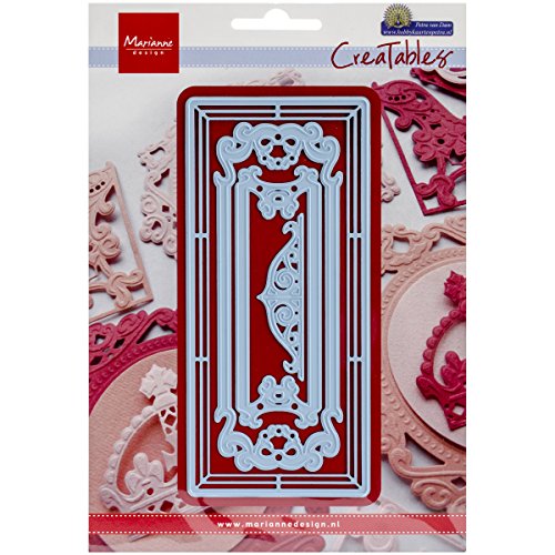 Marianne Design MARLR0318 Creatable Petra's Rechteck Stanzform - Cutting Die, Metall, blau, 16.2 x 11.4 x 0.5 cm Marianne Design MARLR0318 Creatable Petra's Rechteck Stanzform - Cutting Die, Metall, blau, 16.2 x 11.4 x 0.5 cm von Marianne Design