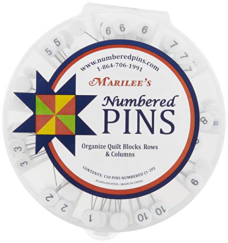 Marilee's Nummerierte Pins Marilee's Q-Pins, Weiß von Marilee's Numbered Pins