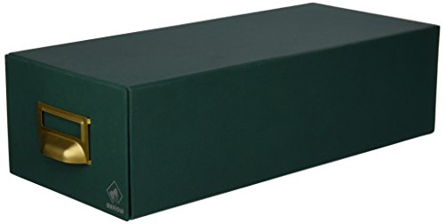 MARIOLA 2-1000 Karteikasten gefüttertes Karton, grün von Mariola