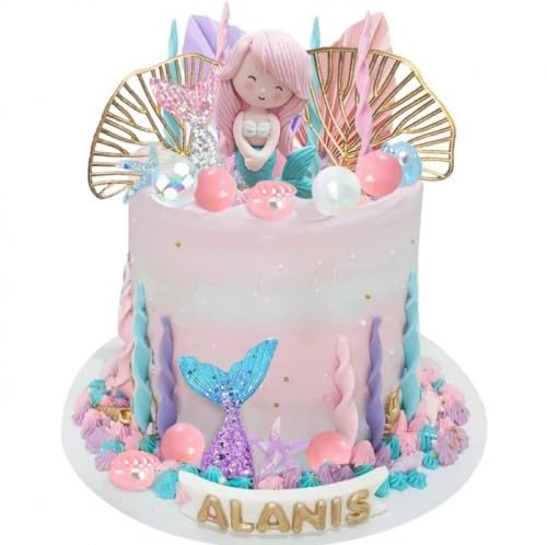 30 Stück Tortendeko Geburstagstorte, Meerjungfrau Kuchen Topper, Tortendeko Gold, Cupcake-Dekoration, Kuchen Topper Geburtstag Mädchen für Geburtstagsfeiern, Hochzeiten, Jubiläen und Babypartys 30 Stück Tortendeko Geburstagstorte, Meerjungfrau Kuchen Topper, Tortendeko Gold, Cupcake-Dekoration, Kuchen Topper Geburtstag Mädchen für Geburtstagsfeiern, Hochzeiten, Jubiläen und Babypartys von Marjoramy