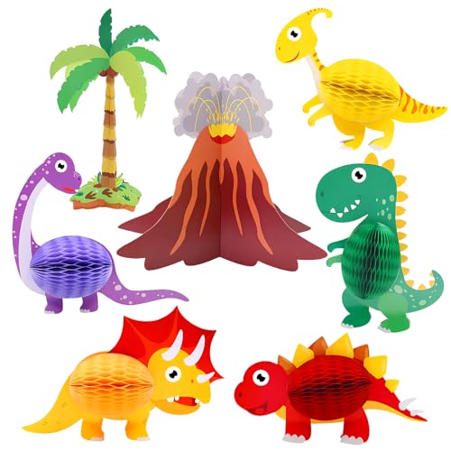 8 Stück Dinosaurier Party Dekoration,Dinosaurier Party Honeycomb Ball Dekorationen, Dschungel Tier Dino Thema Party Dekoration, Bienenwabe Herzstück,Für Tischdeko Kinder Geburtstag Party 8 Stück Dinosaurier Party Dekoration,Dinosaurier Party Honeycomb Ball Dekorationen, Dschungel Tier Dino Thema Party Dekoration, Bienenwabe Herzstück,Für Tischdeko Kinder Geburtstag Party von Marjoramy