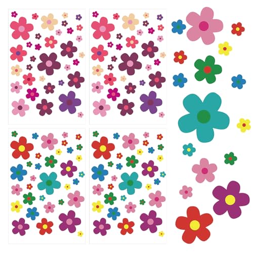 Fahrrad Aufkleber, 4 Blatt Blumenaufkleber,Sommer Blumen Auto Sticker,Wasserfest Prilblumen Aufkleber Outdoor Für Fahrrad,Auto Motorrad Laptop,Fahrradaufkleber Rahmen Fahrrad Aufkleber, 4 Blatt Blumenaufkleber,Sommer Blumen Auto Sticker,Wasserfest Prilblumen Aufkleber Outdoor Für Fahrrad,Auto Motorrad Laptop,Fahrradaufkleber Rahmen von Marjoramy