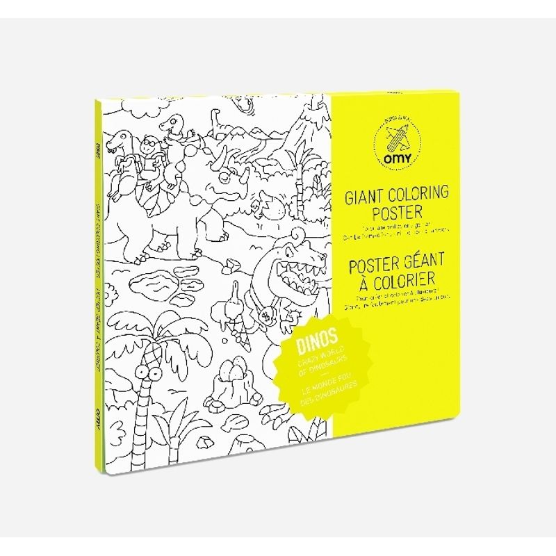 Giant Coloring Poster 70 X 100, Dinos von Mark's Europe