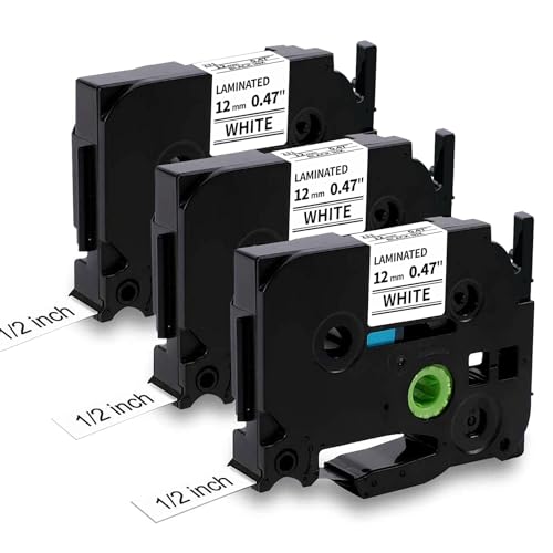 MarkField TZe-231 H107 H100LB Schriftband 12mm Kompatibel mit Brother P-touch Bänder TZe231 TZ 0.47 für Beschriftungsgerät PT-900 1000 1010 1080 H105 H75 H101 D210 D410 Cube Schwarz auf Weiß von MarkField