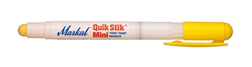 Markal 61127 Quik Stik Halterung Mini Marker, gelb (12 Stück) von Markal