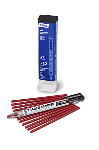 Markal 96132 trades-marker Starter Pack, rot von Markal