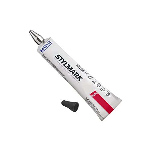 Markal 96655 Stylmark Marker, Spitze Kugelschreiber 3 mm aus Stahl, schwarz von Markal