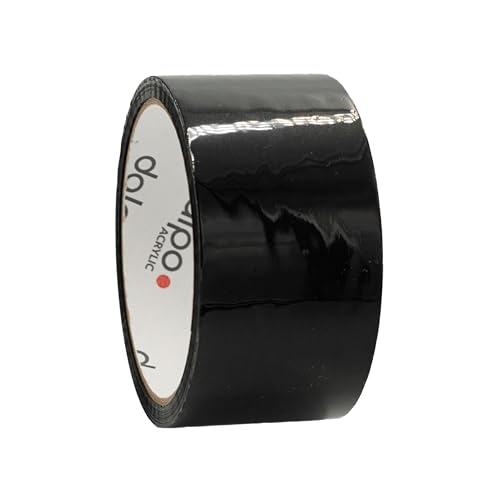 Verpackungsklebeband Klebeband Farbe: Schwarz 48mmx45m Paketband Packband Bunt Akryl (24 Rollos) von Marke
