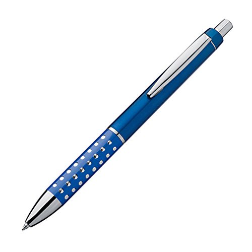 10 Kugelschreiber / "Glitzer" / Farbe: blau von Markenlos