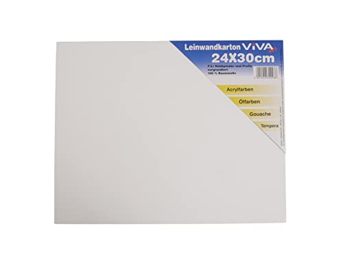 Markenlos 10 er Pack Malpappe 24 x 30 cm Leinwandkarton vorgrundiert Baumwolle weiß Markenlos 10 er Pack Malpappe 24 x 30 cm Leinwandkarton vorgrundiert Baumwolle weiß von Markenlos