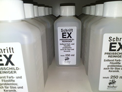 Schrift Ex 1 x 250 ml Preisschildreiniger Preisschild Reiniger Farb- und Filzstifte SchriftEX Schrift Ex 1 x 250 ml Preisschildreiniger Preisschild Reiniger Farb- und Filzstifte SchriftEX von Markenlos