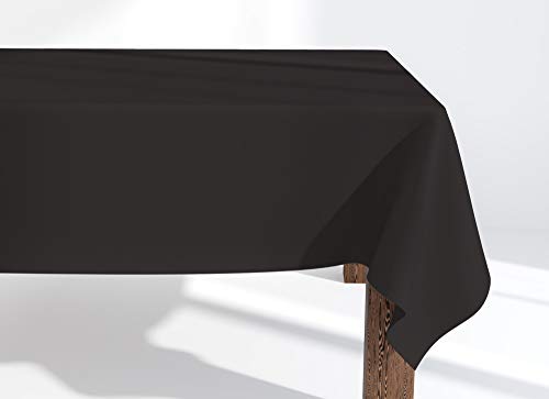 Market-Alley Tischdecke Tischwäsche Pflegeleicht Tischtuch Tischdekoration Tafeltuch Uni einfarbig rechteckig (123 Aschgrau ; 110cm x 110cm) von Market-Alley