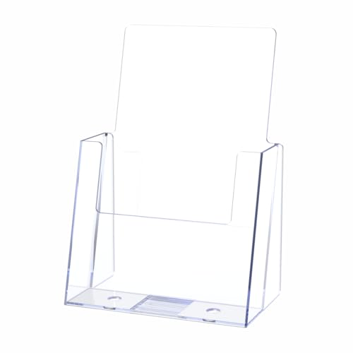 Marketing Holders Prospekthalter für 14 cm breite bedruckte Materialien, Acryl, Arbeitsplatte, Literatur, dreifach gefalteter Ständer, Literatur-Organizer, Broschüren-Halter, Papier Marketing Holders Prospekthalter für 14 cm breite bedruckte Materialien, Acryl, Arbeitsplatte, Literatur, dreifach gefalteter Ständer, Literatur-Organizer, Broschüren-Halter, Papier von Marketing Holders