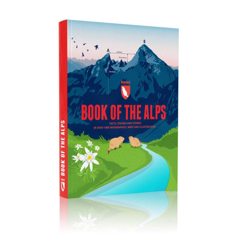 Book Of The Alps - Spiegel Stefan, Weber Tobias, Köcher Björn, Gebunden von Marmota Maps