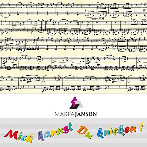 Faltblätter "Noten", 15 x 15 cm, 60 Blatt Faltblätter "Noten", 15 x 15 cm, 60 Blatt von Marpa Jansen
