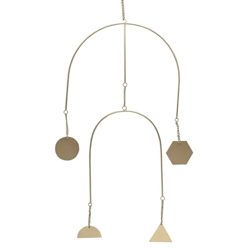 Marrakesch Boho Wanddeko Girlande hängend 48 cm groß | Skandinavische Hänge Deko Pumpo Gold modern als Deko im Wohnzimmer Schlafzimmer | Makramee Wandbehang Wanddekoration Gothic Deko für die Wand Marrakesch Boho Wanddeko Girlande hängend 48 cm groß | Skandinavische Hänge Deko Pumpo Gold modern als Deko im Wohnzimmer Schlafzimmer | Makramee Wandbehang Wanddekoration Gothic Deko für die Wand von Marrakesch Orient & Mediterran Interior