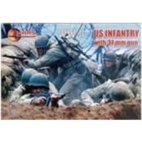 US Infantry with 37mm gun von Mars Figures