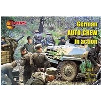WWII German auto-crew in action von Mars Figures