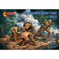 WWII U.S. Chemical mortar team von Mars Figures