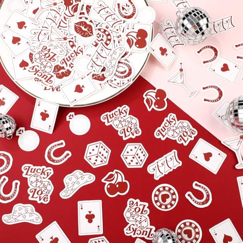 Marspark 300 Stück Glückliche verliebte Junggesellinnenabschiede Konfetti-Dekorationen, Western-Bachelorette-Party, Dekoration, Vegas, Brautparty, Konfetti, Glück, verliebt, Casino, Party, Schürhaken Marspark 300 Stück Glückliche verliebte Junggesellinnenabschiede Konfetti-Dekorationen, Western-Bachelorette-Party, Dekoration, Vegas, Brautparty, Konfetti, Glück, verliebt, Casino, Party, Schürhaken von Marspark