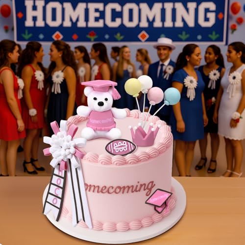 Marspark 9 Stück Homecoming Mum Supplies Homecoming Party Dekorationen Tonbär Kuchen Topper Set mit Wolkenballon für Schulanfang Woche Geburtstag Hochzeit Tanzparty Marspark 9 Stück Homecoming Mum Supplies Homecoming Party Dekorationen Tonbär Kuchen Topper Set mit Wolkenballon für Schulanfang Woche Geburtstag Hochzeit Tanzparty von Marspark
