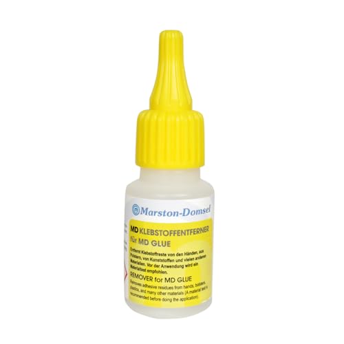 MD Klebstoffentferner für Sekundenkleber Cyanacrylat-Klebstoffe, Industriekleber von Händen Textilien Glas Kunstoff 20ml MD Klebstoffentferner für Sekundenkleber Cyanacrylat-Klebstoffe, Industriekleber von Händen Textilien Glas Kunstoff 20ml von Marston Domsel