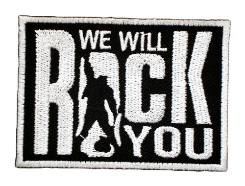 WE WILL ROCK YOU Queen Songs Rocker t Shirts MW02 Patches by MartOnNet Music Patch von MartOnNet Music Patch