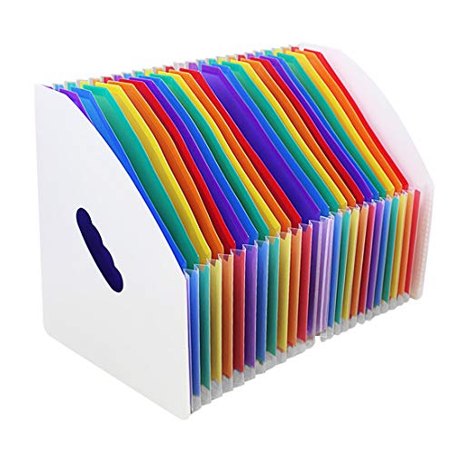 Marte Vanci 24-teilige Schreibtisch-Aufbewahrung, Expander, Kordon, A4, Dokumente, Aktenordner,erweiterbare Ordner, Zeitschriftenhalter, Platzsparer für Büro, Zuhause Klasse Regenbogen-Weiß Marte Vanci 24-teilige Schreibtisch-Aufbewahrung, Expander, Kordon, A4, Dokumente, Aktenordner,erweiterbare Ordner, Zeitschriftenhalter, Platzsparer für Büro, Zuhause Klasse Regenbogen-Weiß von Marte Vanci