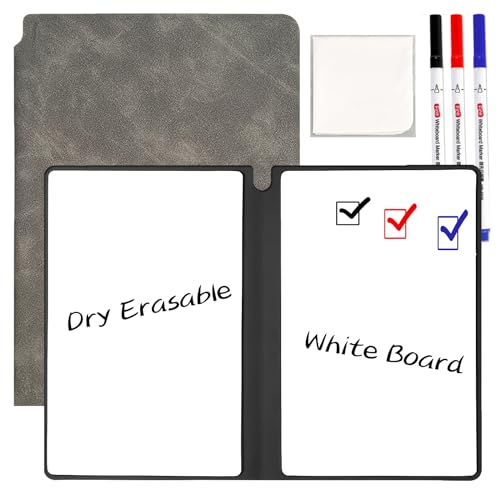 Marte Vanci A5 Whiteboard Klein, Mini Whiteboard Notizbuch, Tragbar Abwischbares White Board mit Stift und Wischtuch, A5 Notizblock Wiederverwendbar für Büro Schule Zuhause Notizen, Listen, Memos Marte Vanci A5 Whiteboard Klein, Mini Whiteboard Notizbuch, Tragbar Abwischbares White Board mit Stift und Wischtuch, A5 Notizblock Wiederverwendbar für Büro Schule Zuhause Notizen, Listen, Memos von Marte Vanci