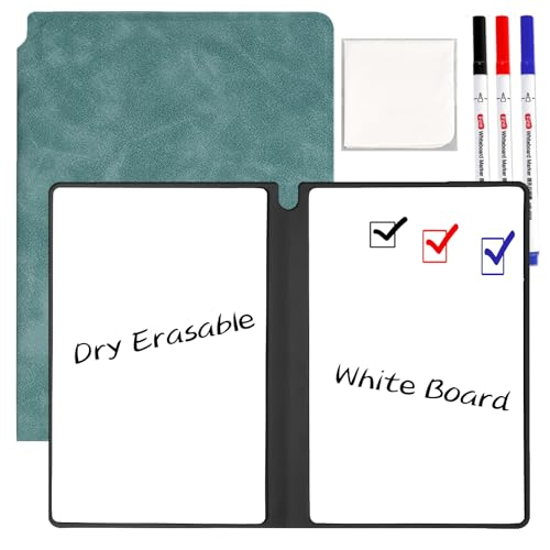 Marte Vanci A5 Whiteboard Klein, Mini Whiteboard Notizbuch, Tragbar Abwischbares White Board mit Stift und Wischtuch, A5 Notizblock Wiederverwendbar für Büro Schule Zuhause Notizen, Listen, Memos Marte Vanci A5 Whiteboard Klein, Mini Whiteboard Notizbuch, Tragbar Abwischbares White Board mit Stift und Wischtuch, A5 Notizblock Wiederverwendbar für Büro Schule Zuhause Notizen, Listen, Memos von Marte Vanci