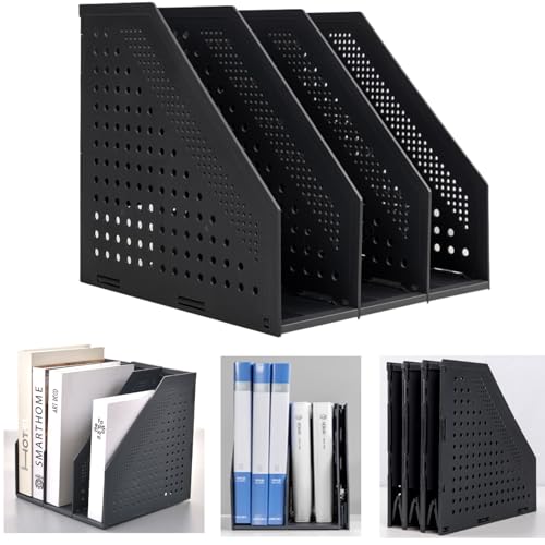 Marte Vanci Zusammenklappbarer Zeitschriftenhalter, Schreibtischordner, Organizer, Aktenordner, Papierbuch, Dokumententeiler, verstellbar, für Schreibtisch, Bücherregal, Schrank, Regale schwarz Marte Vanci Zusammenklappbarer Zeitschriftenhalter, Schreibtischordner, Organizer, Aktenordner, Papierbuch, Dokumententeiler, verstellbar, für Schreibtisch, Bücherregal, Schrank, Regale schwarz von Marte Vanci