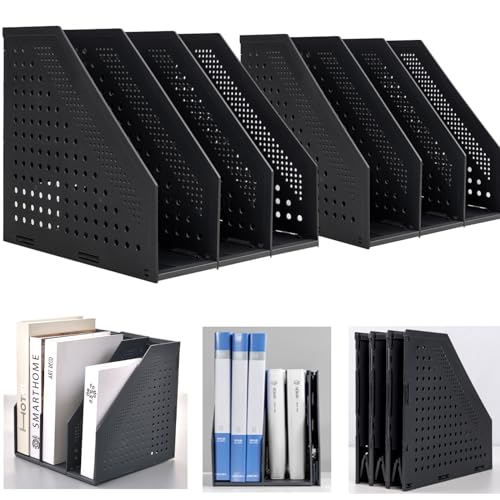 Marte Vanci Zusammenklappbarer Zeitschriftenhalter mit 3 Fächern, Schreibtisch-Ordner, Ordner, Aktenordner, Papierbuch, Dokumententeiler, verstellbar, für Bücherregal, Schrank, Racks 2 Stück Marte Vanci Zusammenklappbarer Zeitschriftenhalter mit 3 Fächern, Schreibtisch-Ordner, Ordner, Aktenordner, Papierbuch, Dokumententeiler, verstellbar, für Bücherregal, Schrank, Racks 2 Stück von Marte Vanci