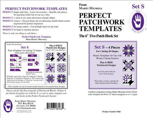 Marti Michell Perfect Patchwork Templates The Perfect Patchwork 6 Five Patch Blocks Set S von Marti Michell Perfect Patchwork Templates