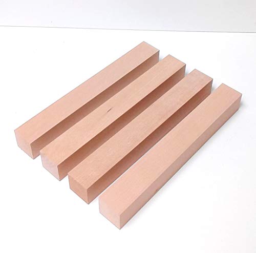 4 Tischfüße gehobelt Buche massiv 6x6cm stark. Kanthölzer Holz Sondermaße auf Anfrage (90cm lang) von Martin Weddeling