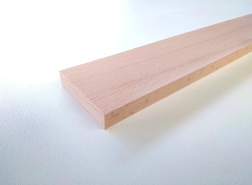 Schlagleisten.10 Stück Bastellholz. Buche Holzleisten, 10cm breit, 1cm stark, Massivholz Kanthölzer, Naturfarben (10cm lang) von Martin Weddeling