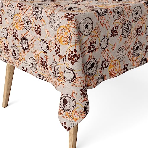 Martina Home Harzbeschichtete Tischdecke Coffee, 200 x 140 cm, Braun Martina Home Harzbeschichtete Tischdecke Coffee, 200 x 140 cm, Braun von Martina Home