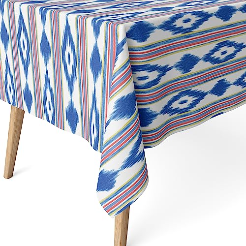 Martina Home Harzbeschichtete Tischdecke Inseln, 300 x 140 cm, Mehrfarbig von Martina Home