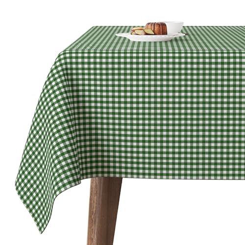 Martina Home Tischdecke mit Teflonbeschichtung Petit Vichy, 240 x 140 cm, Flaschengrün von Martina Home