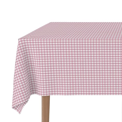 Martina Home Tischdecke mit Teflonbeschichtung Petit Vichy, 300 x 140 cm, Pink von Martina Home