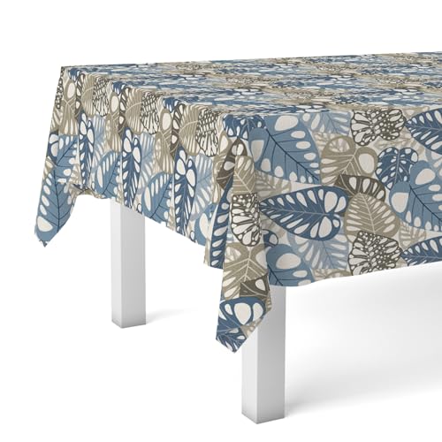 Martina Home Tischdecke, Wachstuch, Blau, 100 x 140 cm von Martina Home