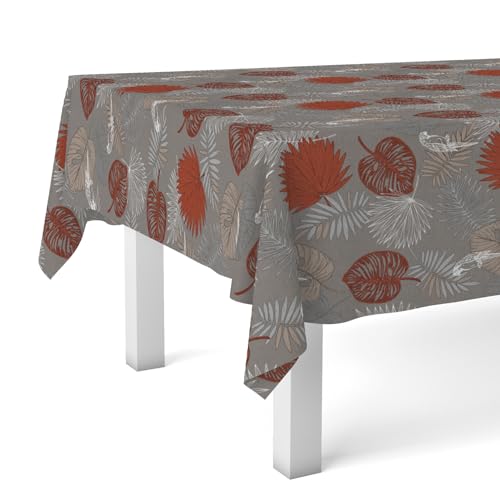 Martina Home Wachstuchtischdecke Arga, 220 x 140 cm, Grau von Martina Home