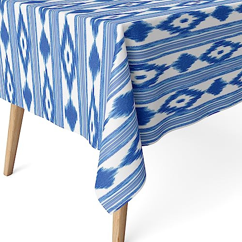 Martina Home Harzbeschichtete Tischdecke Inseln, 100 x 140 cm, Blau von Martina Home