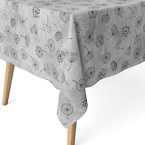 Martina Home Harzbeschichtete Tischdecke Löwenzahn, 200 x 140 cm, Grau Martina Home Harzbeschichtete Tischdecke Löwenzahn, 200 x 140 cm, Grau von Martina Home