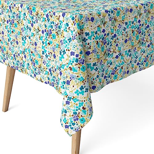 Martina Home Harzbeschichtete Tischdecke Olena, 200 x 140 cm, Blau von Martina Home