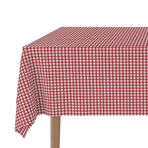 Martina Home Tischdecke mit Teflonbeschichtung Petit Vichy, 100 x 140 cm, Rot von Martina Home