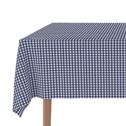 Martina Home Tischdecke mit Teflonbeschichtung Petit Vichy, 220 x 140 cm, Marineblau von Martina Home